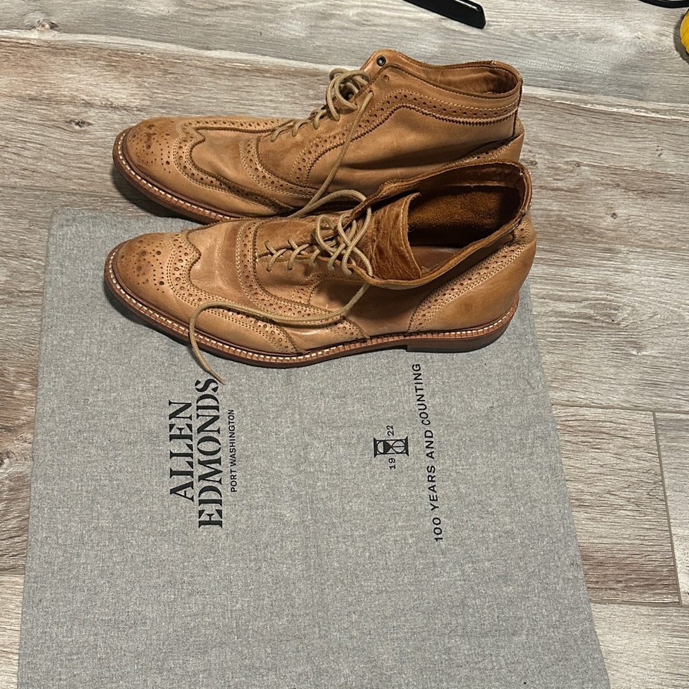 Allen Edmonds Brown Brogue Men's Oxfords